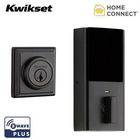 Kwikset - 914CNT - Signature Series Contemporary Electronic Deadbolt - 11P - Venetian Bronze - SmartKey Technology - Grade 2 - UHS Hardware Kwikset - 914CNT - Signature Series Contemporary Electronic Deadbolt - 11P - Venetian Bronze - SmartKey Technology - Grade 2 - UHS Hardware