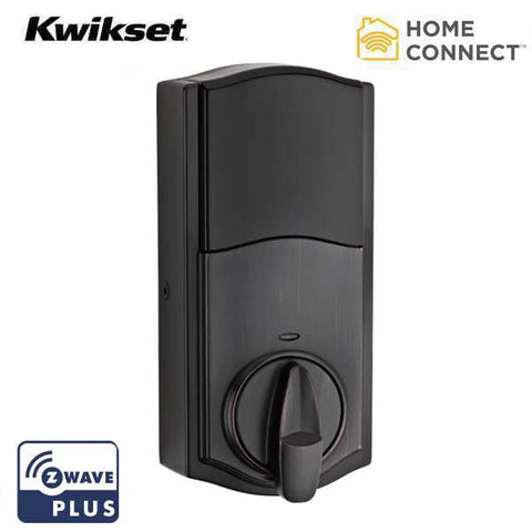 Kwikset - SmartCode 914TRLZ - Electronic Traditional Deadbolt - 11P - Venetian Bronze - Home Connect - Z-Wave - SmartKey Technology - UHS Hardware Kwikset - SmartCode 914TRLZ - Electronic Traditional Deadbolt - 11P - Venetian Bronze - Home Connect - Z-Wave - SmartKey Technology - UHS Hardware