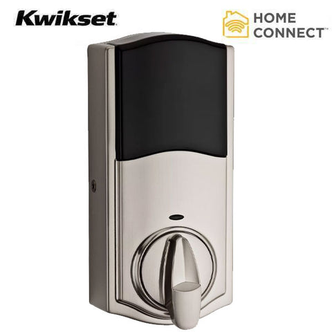 Kwikset - SmartCode 916 - Traditional Electronic Deadbolt w/ Home Connect (Amazon Key Edition) - SmartKey Technology - 15 - Satin Nickel - UHS Hardware Kwikset - SmartCode 916 - Traditional Electronic Deadbolt w/ Home Connect (Amazon Key Edition) - SmartKey Technology - 15 - Satin Nickel - UHS Hardware