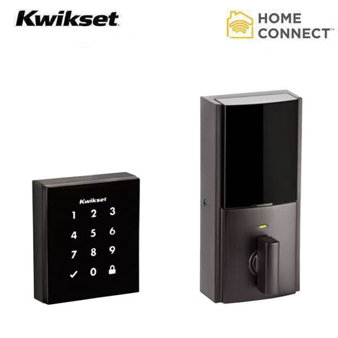 Kwikset - Obsidian - Electronic Touchscreen Smart Deadbolt - 11P - Z-Wave Plus - Venetian Bronze - Home Connect - UHS Hardware Kwikset - Obsidian - Electronic Touchscreen Smart Deadbolt - 11P - Z-Wave Plus - Venetian Bronze - Home Connect - UHS Hardware