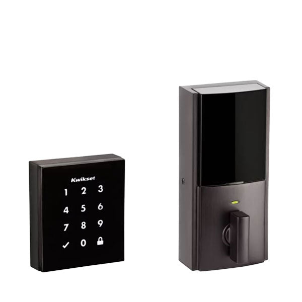 Kwikset - Obsidian - Electronic Touchscreen Smart Deadbolt - 11P - Z-Wave Plus - Venetian Bronze - Home Connect - UHS Hardware Kwikset - Obsidian - Electronic Touchscreen Smart Deadbolt - 11P - Z-Wave Plus - Venetian Bronze - Home Connect - UHS Hardware