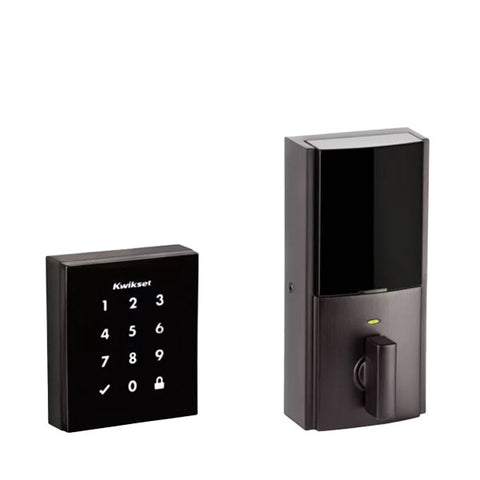 Kwikset - Obsidian - Electronic Touchscreen Smart Deadbolt - 11P - Z-Wave Plus - Venetian Bronze - Home Connect - UHS Hardware Kwikset - Obsidian - Electronic Touchscreen Smart Deadbolt - 11P - Z-Wave Plus - Venetian Bronze - Home Connect - UHS Hardware
