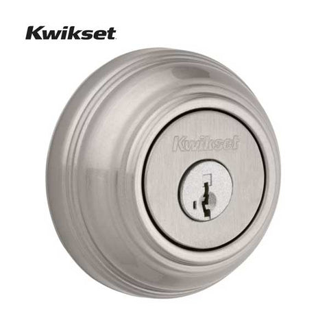 Kwikset - 980 - Single Cylinder Deadbolt - 15 - Satin Nickel - SmartKey Technology - Grade A - UHS Hardware Kwikset - 980 - Single Cylinder Deadbolt - 15 - Satin Nickel - SmartKey Technology - Grade A - UHS Hardware