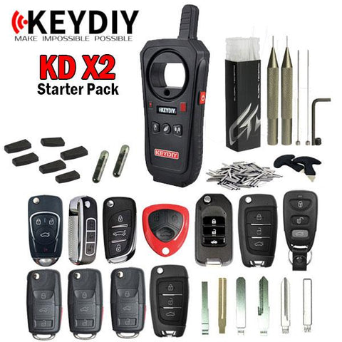 KEYDIY KD-X2 KD X2 Remote Maker / Cloning Tool – Starter Pack Bundle - UHS Hardware KEYDIY KD-X2 KD X2 Remote Maker / Cloning Tool – Starter Pack Bundle - UHS Hardware