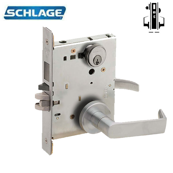 Schlage - L9453P - L Series - Mortise Lock with Deadbolt - Entrance - 6 Pin Cylinder - Grade 1 - UHS Hardware Schlage - L9453P - L Series - Mortise Lock with Deadbolt - Entrance - 6 Pin Cylinder - Grade 1 - UHS Hardware