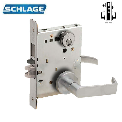 Schlage - L9453P - L Series - Mortise Lock with Deadbolt - Entrance - 6 Pin Cylinder - Grade 1 - UHS Hardware Schlage - L9453P - L Series - Mortise Lock with Deadbolt - Entrance - 6 Pin Cylinder - Grade 1 - UHS Hardware