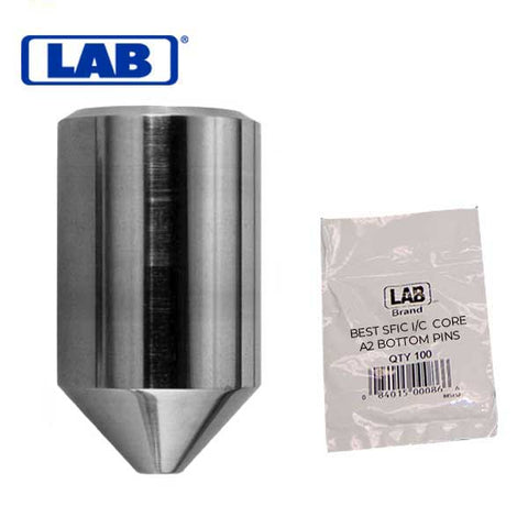LAB - BEST A2 Bottom Pins - SFIC - I/C Core - PolyBag Pack of 100 - UHS Hardware LAB - BEST A2 Bottom Pins - SFIC - I/C Core - PolyBag Pack of 100 - UHS Hardware