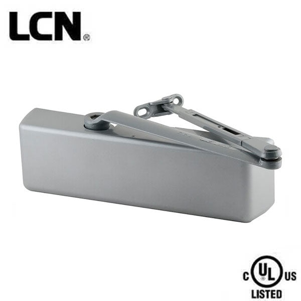 LCN - 4040XP - Surface Mounted Door Closer - Fire Rated - Metal Covering - Regular Arm - RH - Aluminum - Grade 1 - UHS Hardware LCN - 4040XP - Surface Mounted Door Closer - Fire Rated - Metal Covering - Regular Arm - RH - Aluminum - Grade 1 - UHS Hardware