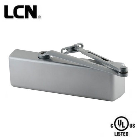 LCN - 4040XP - Surface Mounted Door Closer - Fire Rated - Metal Covering - Regular Arm - RH - Aluminum - Grade 1 - UHS Hardware LCN - 4040XP - Surface Mounted Door Closer - Fire Rated - Metal Covering - Regular Arm - RH - Aluminum - Grade 1 - UHS Hardware
