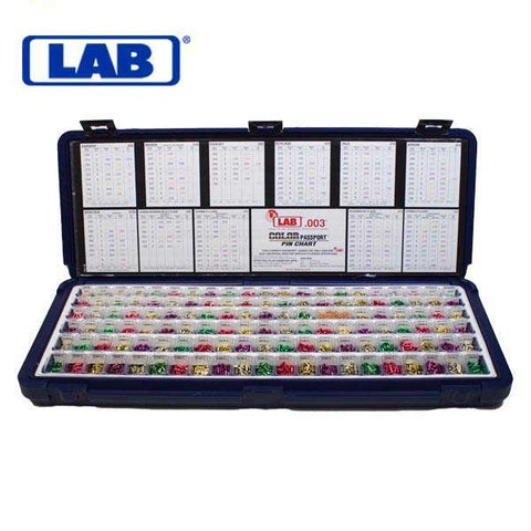 LAB - LDKU3 - .003 - DUR-X Semi Pro - Universal Rekeying Pin Kit - UHS Hardware LAB - LDKU3 - .003 - DUR-X Semi Pro - Universal Rekeying Pin Kit - UHS Hardware