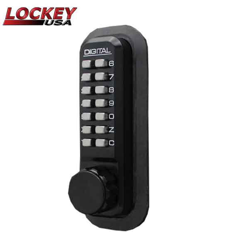 Lockey - 2210 - Mechanical Keypad Keyless Deadbolt Lock - Single Combination - UHS Hardware Lockey - 2210 - Mechanical Keypad Keyless Deadbolt Lock - Single Combination - UHS Hardware