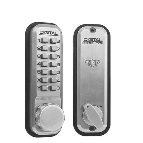 Lockey - 2210 - Mechanical Keypad Keyless Deadbolt Lock - Single Combination - UHS Hardware Lockey - 2210 - Mechanical Keypad Keyless Deadbolt Lock - Single Combination - UHS Hardware
