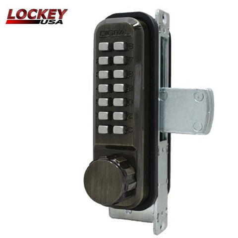 Lockey - 2900 - Narrow-Stile Mechanical Keypad Keyless Bolt - Double Combination - UHS Hardware Lockey - 2900 - Narrow-Stile Mechanical Keypad Keyless Bolt - Double Combination - UHS Hardware