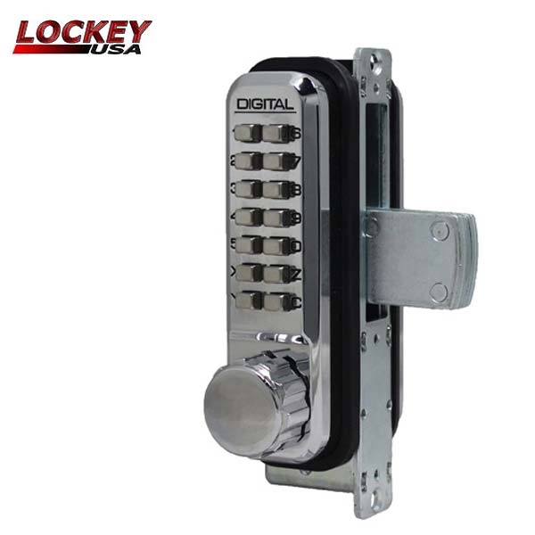 Lockey - 2900 - Narrow-Stile Mechanical Keypad Keyless Bolt - Double Combination - UHS Hardware Lockey - 2900 - Narrow-Stile Mechanical Keypad Keyless Bolt - Double Combination - UHS Hardware