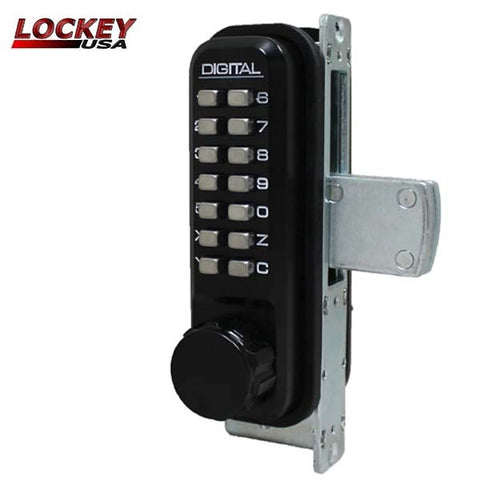 Lockey - 2900 - Narrow-Stile Mechanical Keypad Keyless Bolt - Double Combination - UHS Hardware Lockey - 2900 - Narrow-Stile Mechanical Keypad Keyless Bolt - Double Combination - UHS Hardware