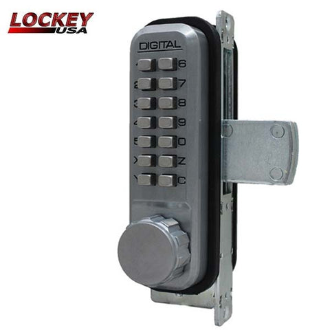 Lockey - 2900 - Narrow-Stile Mechanical Keypad Keyless Bolt - Double Combination - UHS Hardware Lockey - 2900 - Narrow-Stile Mechanical Keypad Keyless Bolt - Double Combination - UHS Hardware
