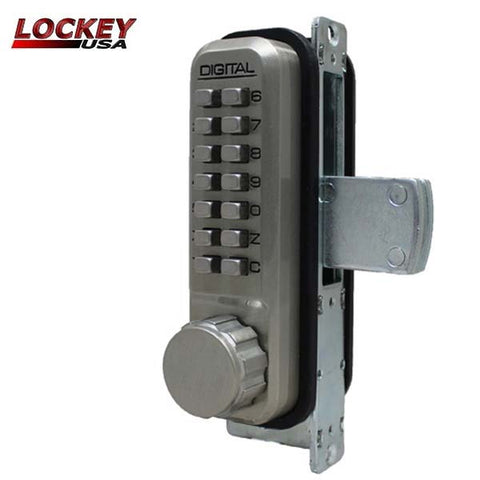 Lockey - 2900 - Narrow-Stile Mechanical Keypad Keyless Bolt - UHS Hardware Lockey - 2900 - Narrow-Stile Mechanical Keypad Keyless Bolt - UHS Hardware