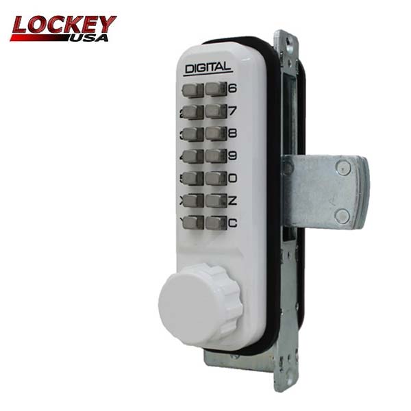 Lockey - 2900 - Narrow-Stile Mechanical Keypad Keyless Bolt - UHS Hardware Lockey - 2900 - Narrow-Stile Mechanical Keypad Keyless Bolt - UHS Hardware