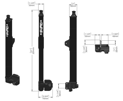 Lockey - SUMO PGL-50 - Pool Gate Latch - UHS Hardware Lockey - SUMO PGL-50 - Pool Gate Latch - UHS Hardware