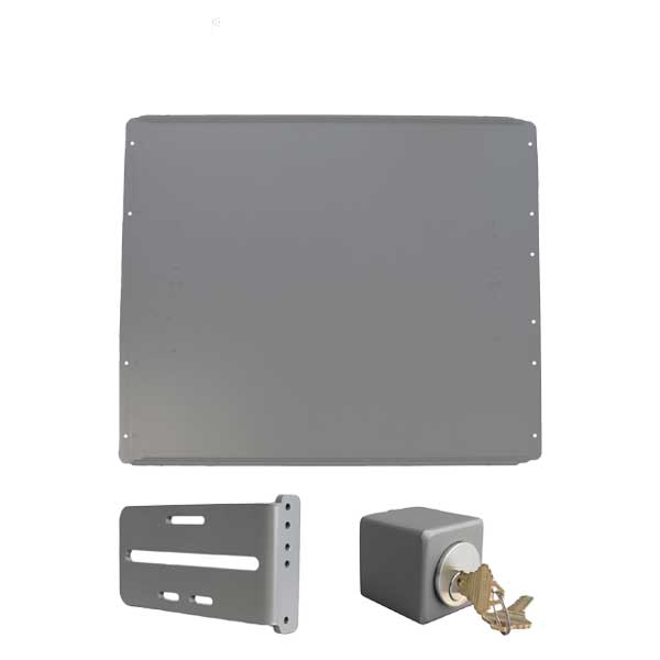 Lockey - PS50 - Standard Panic Shield Safety Kit - With Keyed Gate Box - Black - UHS Hardware