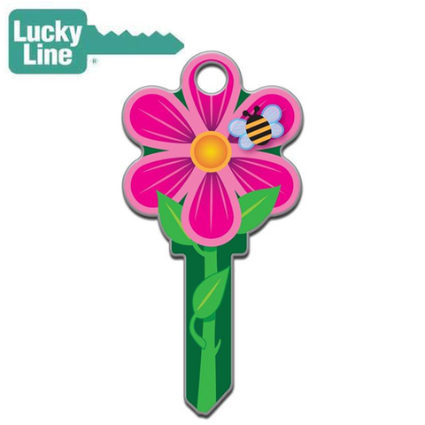 LuckyLine - B106S - Key Shapes - Flower - Schlage - SC1 - 5 Pack - UHS Hardware LuckyLine - B106S - Key Shapes - Flower - Schlage - SC1 - 5 Pack - UHS Hardware