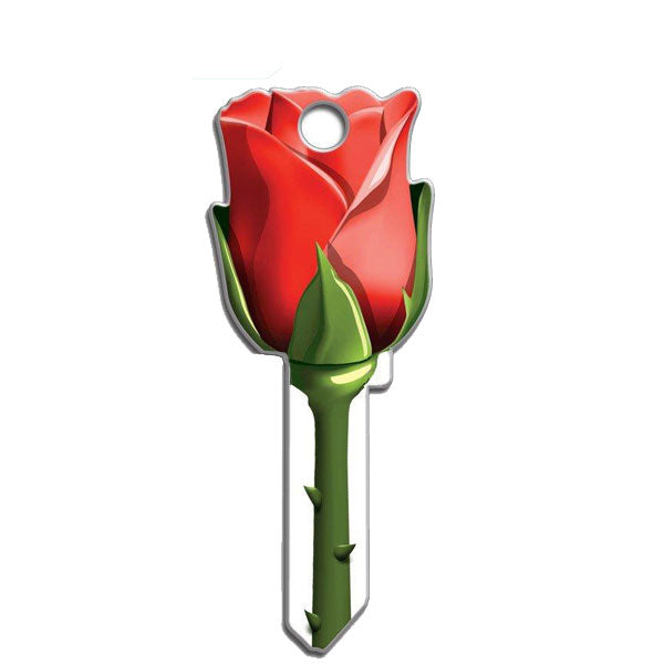 LuckyLine - B107K - Key Shapes - Rose - Kwikset - KW1 - 5 Pack - UHS Hardware LuckyLine - B107K - Key Shapes - Rose - Kwikset - KW1 - 5 Pack - UHS Hardware