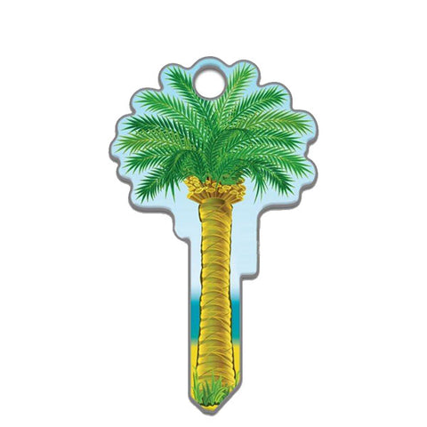LuckyLine - B112K - Key Shapes - Palm Tree - Kwikset - KW1 - 5 Pack - UHS Hardware LuckyLine - B112K - Key Shapes - Palm Tree - Kwikset - KW1 - 5 Pack - UHS Hardware