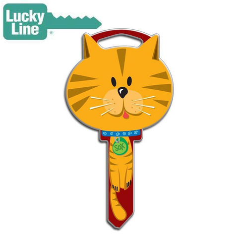 LuckyLine - B115S - Key Shapes - Cat - Schlage - SC1 - 5 Pack - UHS Hardware LuckyLine - B115S - Key Shapes - Cat - Schlage - SC1 - 5 Pack - UHS Hardware