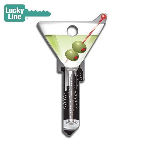 LuckyLine - B133K - Key Shapes - Martini - Kwikset - KW1 - 5 Pack - UHS Hardware LuckyLine - B133K - Key Shapes - Martini - Kwikset - KW1 - 5 Pack - UHS Hardware