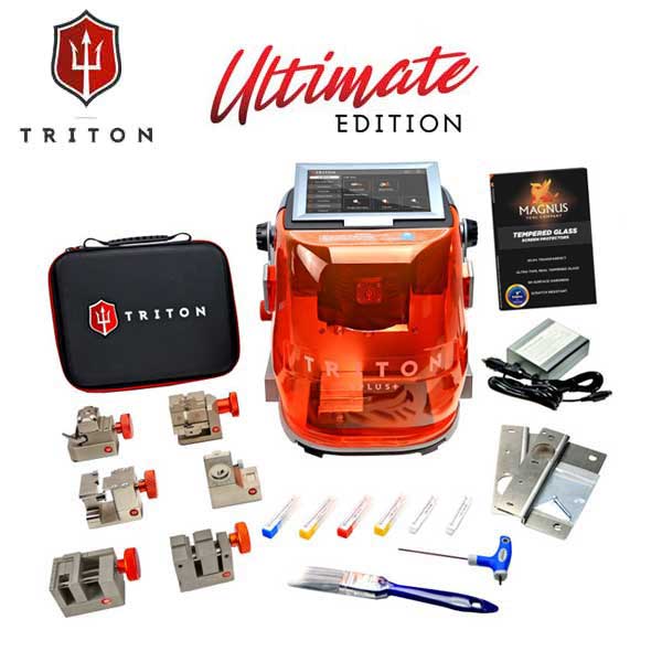 Triton - Plus - Automatic Key Cutting Machine - One Machine Does It All (Ultimate Editon) (IN STOCK NOW) - UHS Hardware Triton - Plus - Automatic Key Cutting Machine - One Machine Does It All (Ultimate Editon) (IN STOCK NOW) - UHS Hardware
