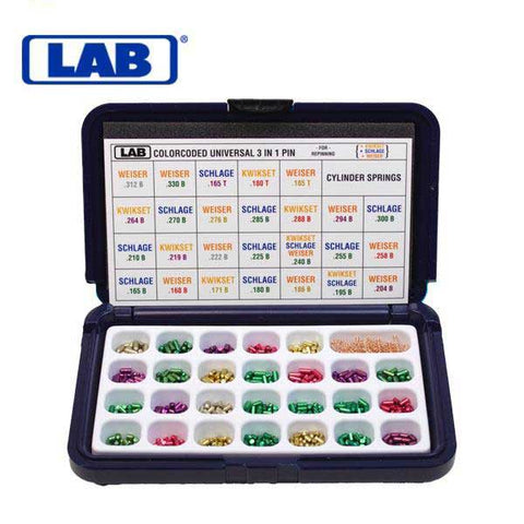 LAB - LMD3N1 - .003 - Mini DUR-X - Universal Rekeying Pin Kit - UHS Hardware LAB - LMD3N1 - .003 - Mini DUR-X - Universal Rekeying Pin Kit - UHS Hardware