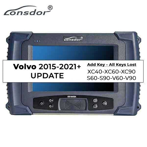 Lonsdor K518 USA - 2015-2021 Volvo Update - Add a Key / All Keys Lost - UHS Hardware Lonsdor K518 USA - 2015-2021 Volvo Update - Add a Key / All Keys Lost - UHS Hardware