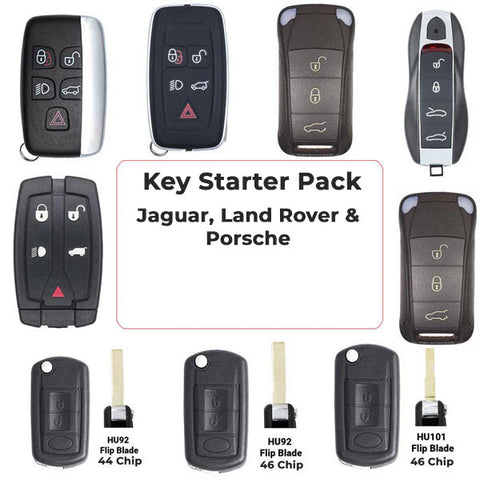 Land Rover / Jaguar / Porsche Keys Complete Starter Pack (ALL YEARS) - for VVDI2 / IM608 / ACDP - UHS Hardware Land Rover / Jaguar / Porsche Keys Complete Starter Pack (ALL YEARS) - for VVDI2 / IM608 / ACDP - UHS Hardware