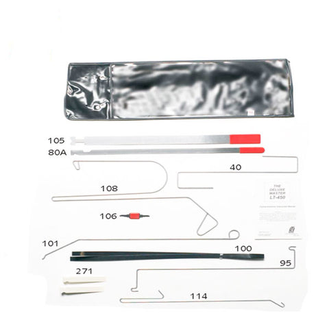 LTI Tools - LTI-450 - Deluxe Master Automotive Lock Out Kit - 11 Pieces - UHS Hardware LTI Tools - LTI-450 - Deluxe Master Automotive Lock Out Kit - 11 Pieces - UHS Hardware