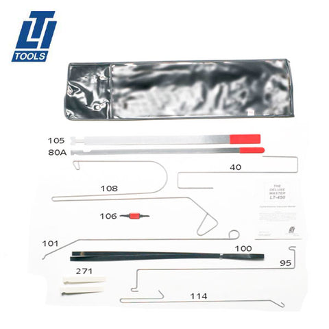 LTI Tools - LTI-450 - Deluxe Master Automotive Lock Out Kit - 11 Pieces - UHS Hardware LTI Tools - LTI-450 - Deluxe Master Automotive Lock Out Kit - 11 Pieces - UHS Hardware