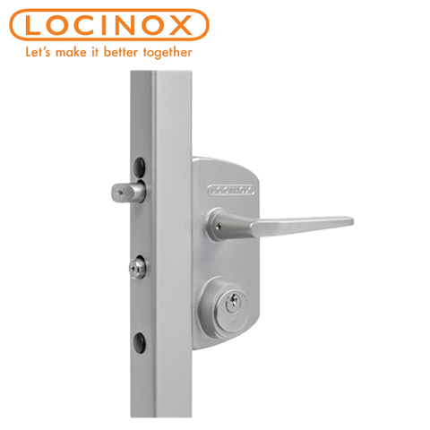 Locinox - LUKY3030J5LZILVGMAM - Mortise - Cylinder Gate Lock - USA - Schlage "C" Keyway - 5 Pin - UHS Hardware Locinox - LUKY3030J5LZILVGMAM - Mortise - Cylinder Gate Lock - USA - Schlage "C" Keyway - 5 Pin - UHS Hardware