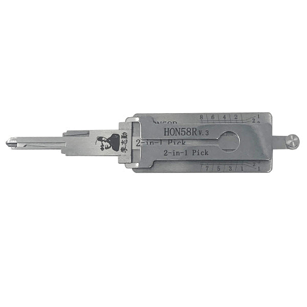 ORIGINAL LISHI - HON58R HD103 HD106 Honda / 8-Cut / 2-In-1 Pick & Decoder - UHS Hardware ORIGINAL LISHI - HON58R HD103 HD106 Honda / 8-Cut / 2-In-1 Pick & Decoder - UHS Hardware