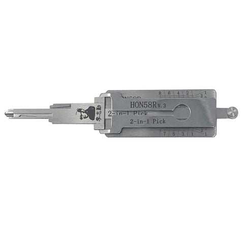 ORIGINAL LISHI - HON58R HD103 HD106 Honda / 8-Cut / 2-In-1 Pick & Decoder - UHS Hardware ORIGINAL LISHI - HON58R HD103 HD106 Honda / 8-Cut / 2-In-1 Pick & Decoder - UHS Hardware