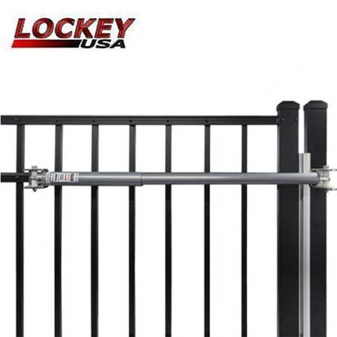 Lockey - TB250 - Adjustable Hydraulic Gate Closer - Grey (50-125 lbs) - UHS Hardware Lockey - TB250 - Adjustable Hydraulic Gate Closer - Grey (50-125 lbs) - UHS Hardware