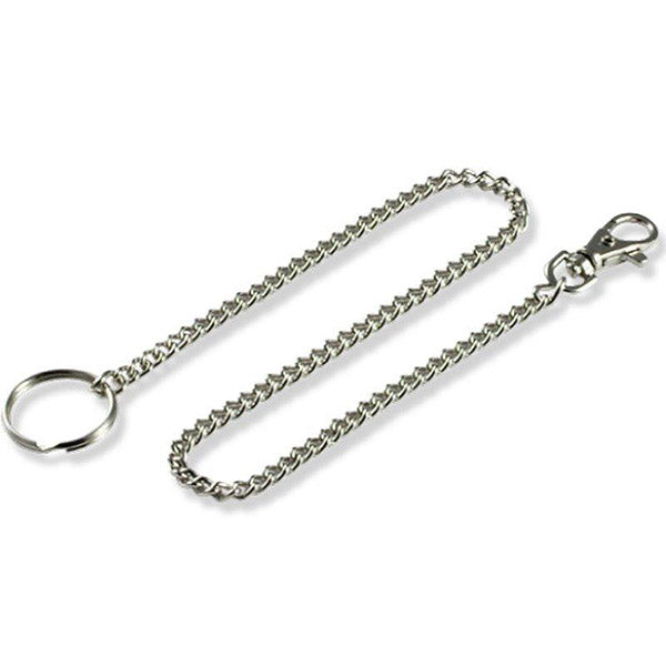 LuckyLine - 40101 - 18" Pocket Chain with Trigger Snap - Nickel Plated Steel - (1 Pack) - UHS Hardware LuckyLine - 40101 - 18" Pocket Chain with Trigger Snap - Nickel Plated Steel - (1 Pack) - UHS Hardware