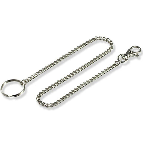 LuckyLine - 40101 - 18" Pocket Chain with Trigger Snap - Nickel Plated Steel - (1 Pack) - UHS Hardware LuckyLine - 40101 - 18" Pocket Chain with Trigger Snap - Nickel Plated Steel - (1 Pack) - UHS Hardware