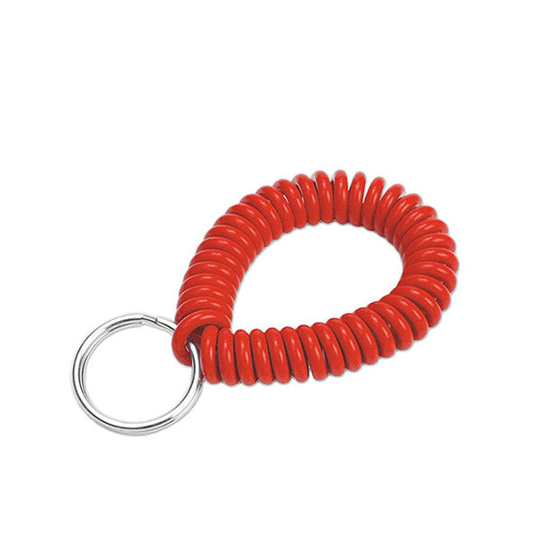 LuckyLine - 41001 - Wrist Coil With Ring Assorted (1 Package) - UHS Hardware LuckyLine - 41001 - Wrist Coil With Ring Assorted (1 Package) - UHS Hardware