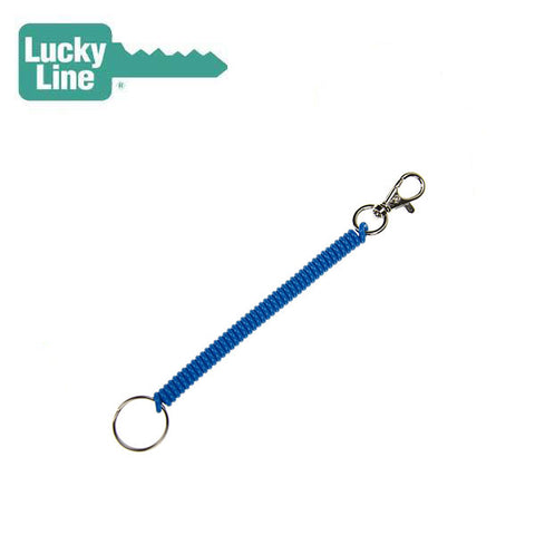 LuckyLine - 41301 - Coil with Trigger Snap - Assorted - (1 Package) - UHS Hardware LuckyLine - 41301 - Coil with Trigger Snap - Assorted - (1 Package) - UHS Hardware