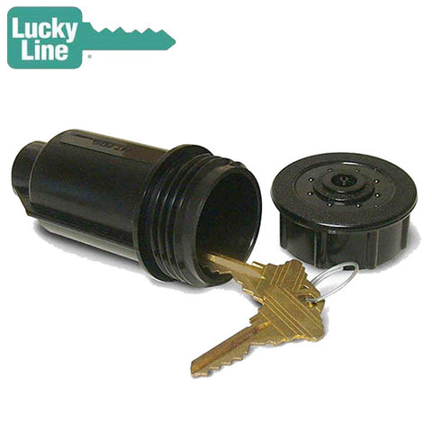 LuckyLine - 91901 - Sprinkler Key Hider® - Black - 1 Pack - UHS Hardware LuckyLine - 91901 - Sprinkler Key Hider® - Black - 1 Pack - UHS Hardware