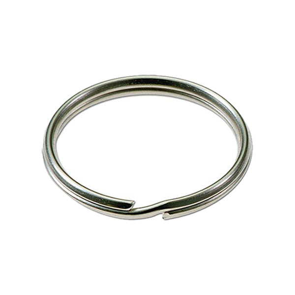LuckyLine - 76202 - 3/4 Split Key Rings - Nickel-Plated Tempered Steel - 2 Pack - UHS Hardware LuckyLine - 76202 - 3/4 Split Key Rings - Nickel-Plated Tempered Steel - 2 Pack - UHS Hardware