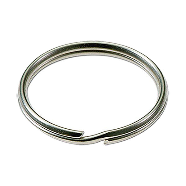 LuckyLine - 76801 - 1-1/2" Split Key Rings - Nickel-Plated Tempered Steel - 1 Pack - UHS Hardware LuckyLine - 76801 - 1-1/2" Split Key Rings - Nickel-Plated Tempered Steel - 1 Pack - UHS Hardware