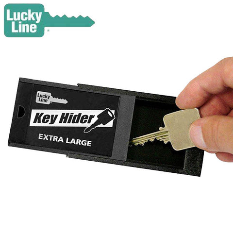 LuckyLine - 91201 - Extra Large Magnetic Key Hider - Black - 1 Pack - UHS Hardware LuckyLine - 91201 - Extra Large Magnetic Key Hider - Black - 1 Pack - UHS Hardware