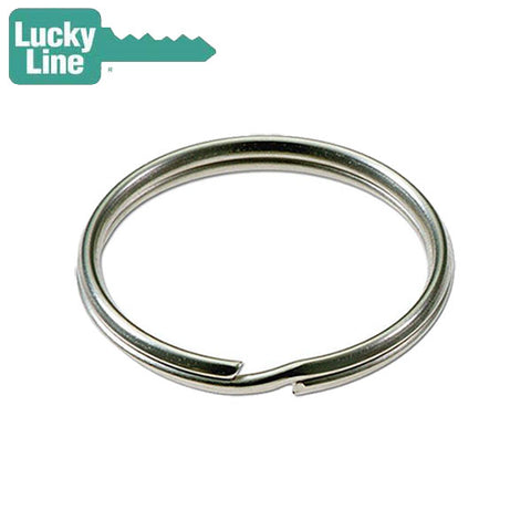 LuckyLine - 76202 - 3/4 Split Key Rings - Nickel-Plated Tempered Steel - 2 Pack - UHS Hardware LuckyLine - 76202 - 3/4 Split Key Rings - Nickel-Plated Tempered Steel - 2 Pack - UHS Hardware