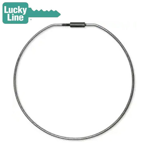LuckyLine - 79111 - 11" Threaded Lock Key Ring - Silver - 1 Pack - UHS Hardware LuckyLine - 79111 - 11" Threaded Lock Key Ring - Silver - 1 Pack - UHS Hardware