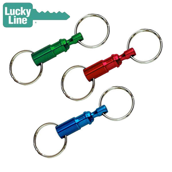 LuckyLine - 70601 - Quick Release Key Ring - Assorted - 1 Pack - UHS Hardware LuckyLine - 70601 - Quick Release Key Ring - Assorted - 1 Pack - UHS Hardware